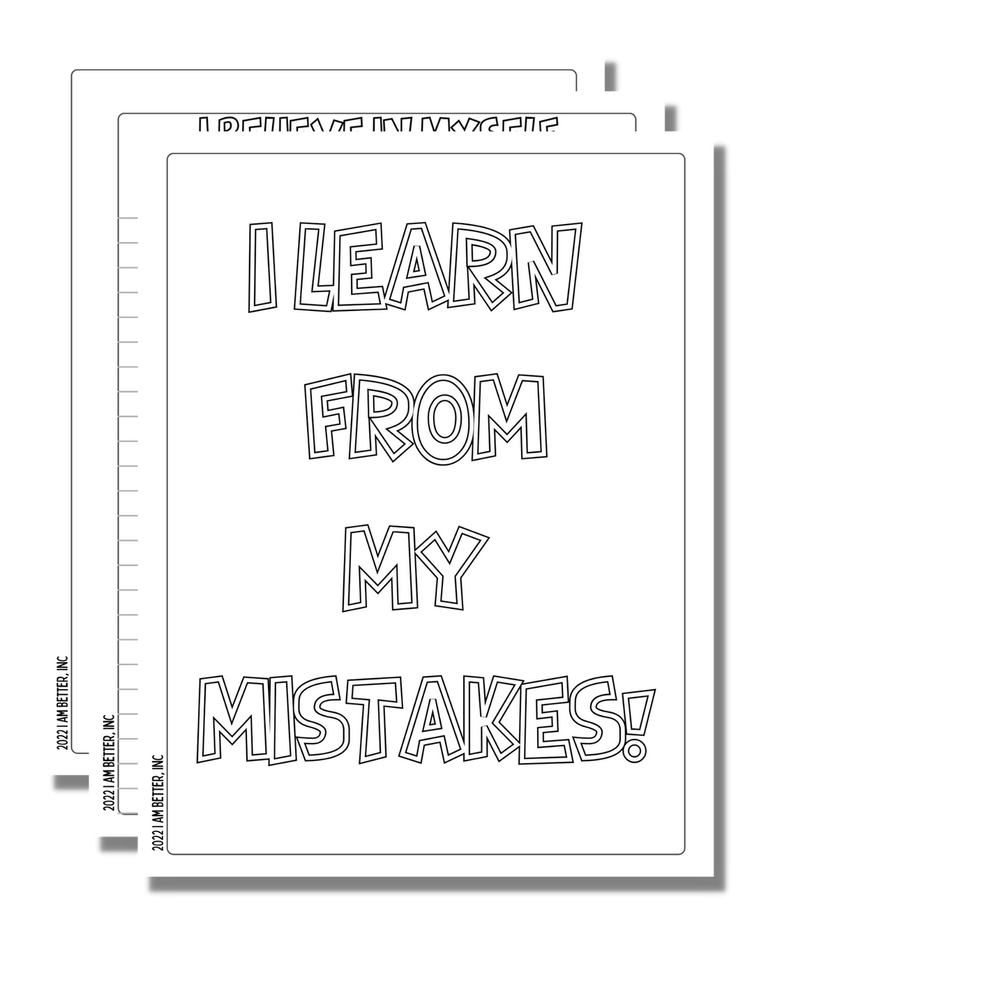 I am Better Positive Affirmations Coloring & Activity Book